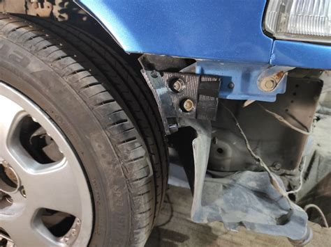 Кронштейны бамперов на квадрат — Honda Civic (4G), 2,3 л, 1991 года ...