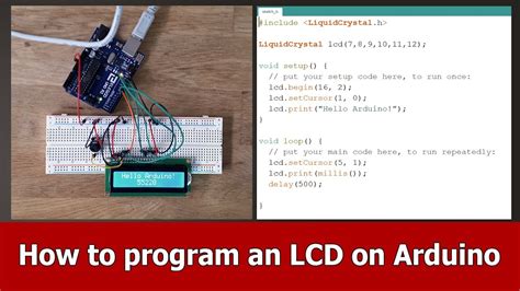 Arduino Lcd Screen Tutorial