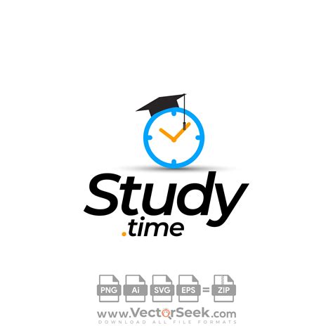 study time template logo png transparent svg ai