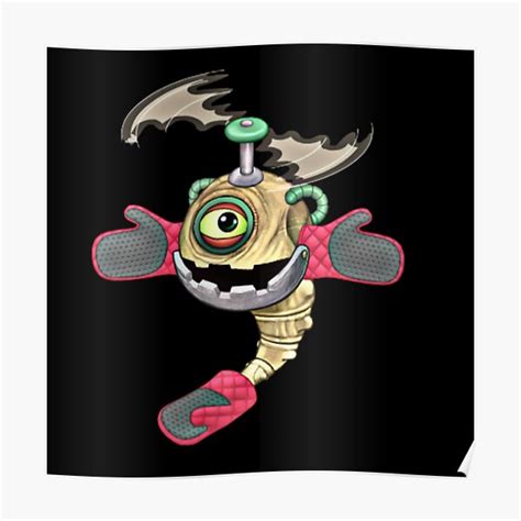 "My Singing Monsters character Cybop" Poster for Sale by Dizzaa | Redbubble