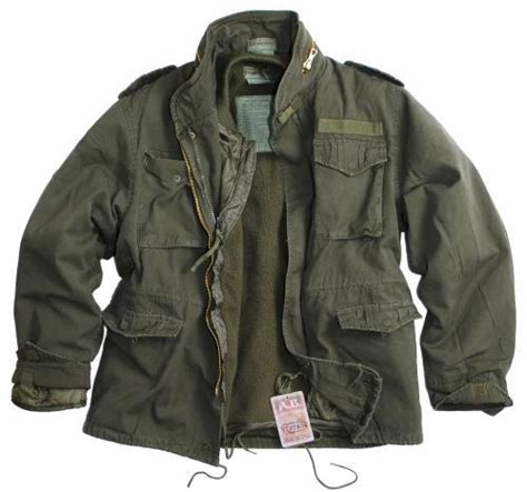 Vintage Us Army Style M65 2 In 1 Stone Washed Field Jacket With Removable Liner Surplus And Lost