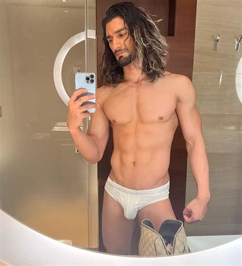 Shirtless Bollywood Men Black Briefs Or Classic Tighty Whiteys Hot Brown Model