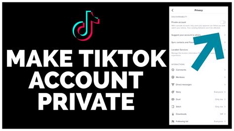 Tiktok How To Make Tiktok Account Private Set Your Tiktok Account