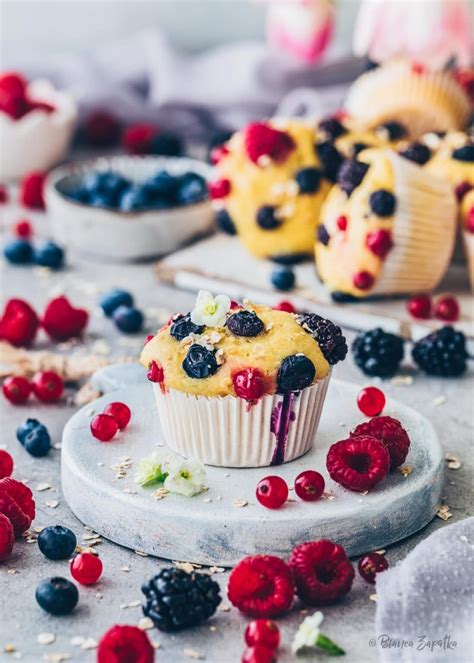 Vegane Beeren Muffins Mit Joghurt Einfach Bianca Zapatka Rezepte