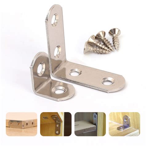 Stainless Steel L Shaped 90 Degree Angle Bracket Corner Code Fixed