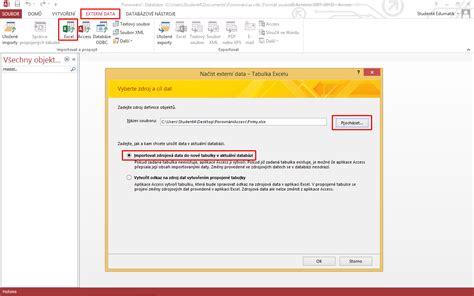 Porovn N Excelov Ch Tabulek V Accessu Edumatik Cz