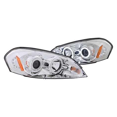 Anzo Usa Projector Headlights Chrome W Halo Ccfl For