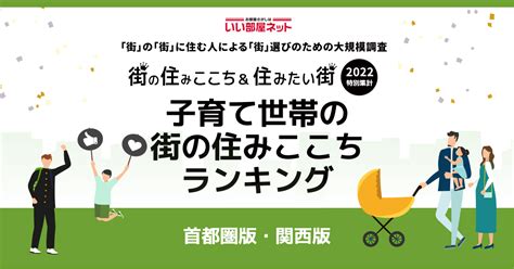 いい部屋ネット「子育て世帯の街の住みここちランキング2022＜関西版＞」（街の住みここちランキング特別集計）発表｜gmt グローカル