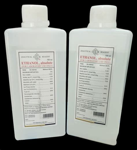 Ethanol Absolute Ar At Best Price In Ghaziabad By Chemspirit Chemicals