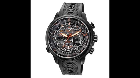 Citizen Jy8035 04e Mens Navihawk Perpetual Atomic Eco Drive Rubber