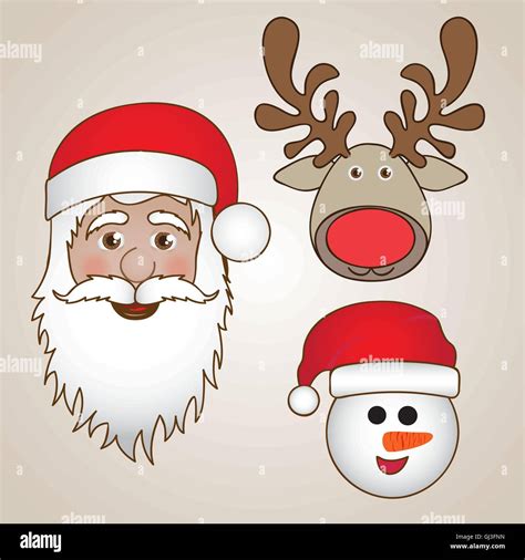 Santa And Rudolph Clip Art