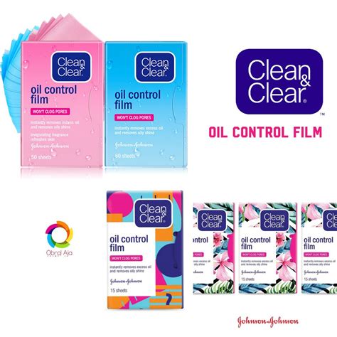 Clean and Clear Oil Control Film 50/60 S / Floral / Geo / Oil Paper ...