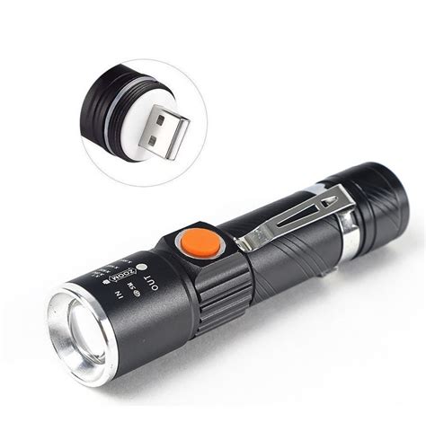 Linterna Led Recargable Usb 1800Lm