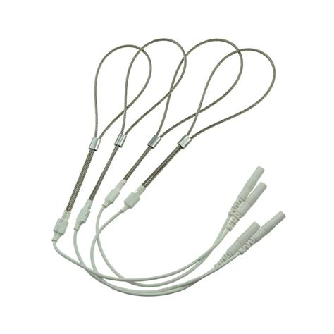 Electro Shock Penis Enlargerment Cock Rings Head Cable Penis Ring For Electro Sex Electro
