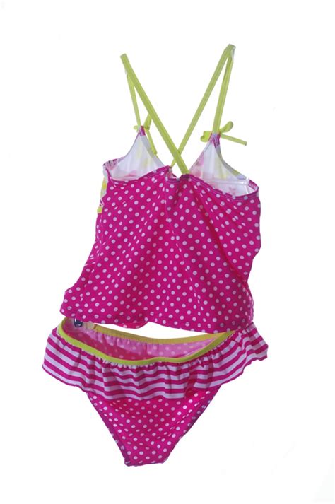 Girls Fisher Price Piece Tankini Bikini Bathing Swimsuit Pink Yellow NEW Extreme