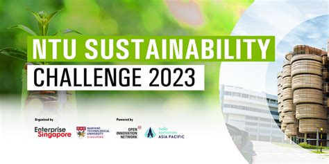 Ntu Sustainability Challenge 2023 Singapore Membrane Consortium Sg Mem