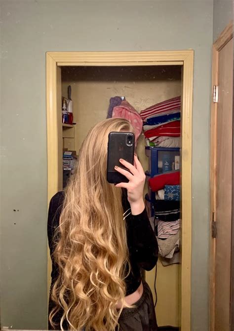 Long Blonde Hair Long Blonde Hair Curls For Long Hair Hair Stylist Life
