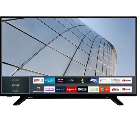 TOSHIBA 43UL2163DBC 43 inch 2160p 4K Ultra HD Smart TV £199.99 ...