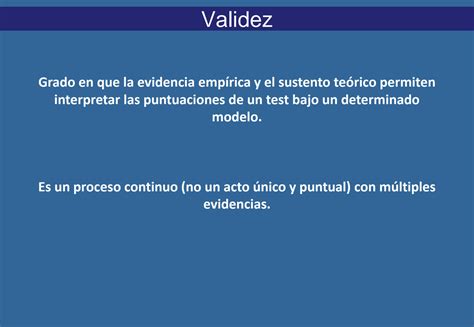 SOLUTION Teorico 4 Y 5 Validez Y Confiabilidad Studypool