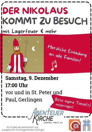 Der Nikolaus Kommt Zu Besuch Gerlingen