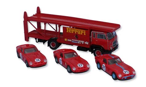 Camion Fiat Avec Ferrari Gto Brekina Ho Le