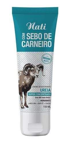 Creme Uréia Super Concentrado Sebo De Carneiro Nati 150ml MercadoLivre