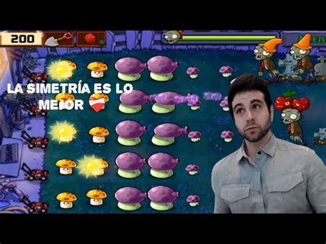 Plantas vs zombies modo aventura noche 1 5 La simetría es la mejor