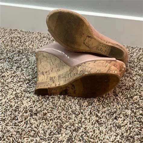 Shoes Nude Cork Wedge Heels Poshmark