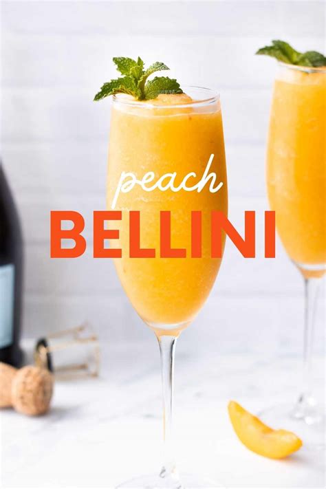 The Best Peach Bellini Recipe Quick And Easy Wholefully