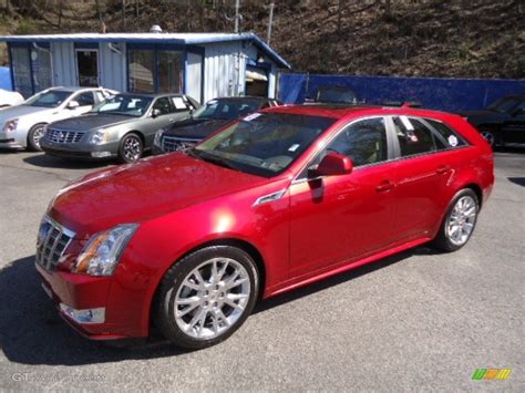 Crystal Red Tintcoat Cadillac Cts Awd Sport Wagon