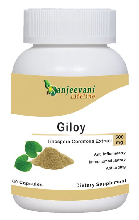 Sanjeevani Lifeline Giloy Extract Capsules Mg Packaging Type