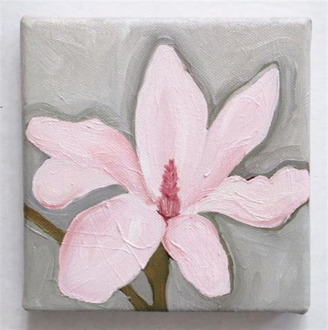 Pink Magnolia oil painting on canvas SALE and FREE by aliherrmann