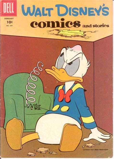 Walt Disneys Comics And Stories 209 Vg February 1958 Comics Book Comic