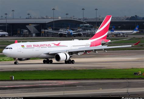 3B NBL Air Mauritius Airbus A330 202 Photo By Jay Cheung ID 1106309