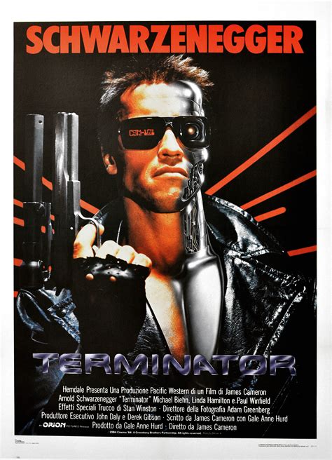 The Terminator Italian poster