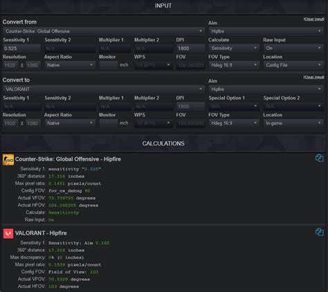 Here’s a sensitivity converter for Valorant! : r/VALORANT