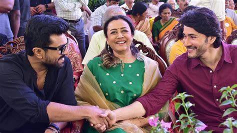 Mahesh Babu Ram Charan Visuals At Anr Th Birthday Celebrations