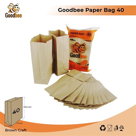 Jual Paper Bag Sos Bag Brown Fried Chicken Kantong Kertas Roti