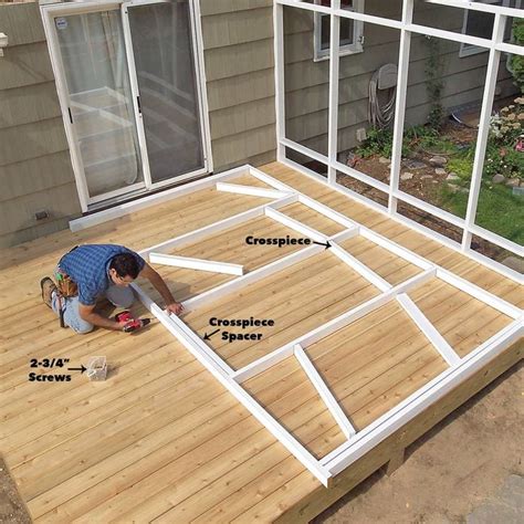 Screen Porch Framing Details Art Scalawag