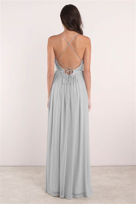 Mauve Dress Pleated Dress Deep V Dress Sweep Dress Maxi Dress