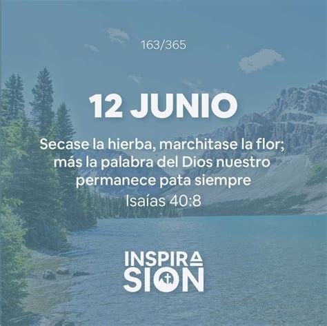 InspiraSion on Instagram Junio 12 Isaías 40 8 Secase la hierba