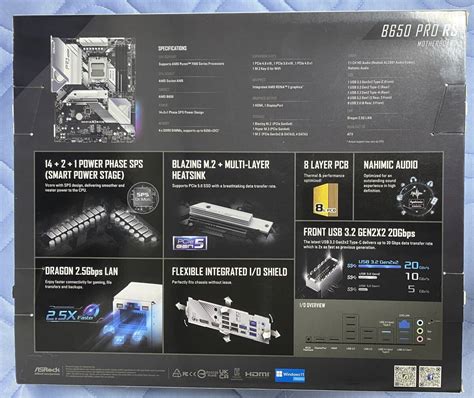 Yahooオークション Asrock B650 Pro Rs Soket Am5 Ryzen7000シリー