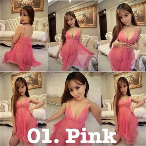 Jual Jt Pl Pakaian Lingerie Sexy V Neck Model Renda Serat Mesh