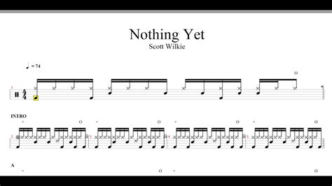 Scott Wilkie Nothing Yet Drum Score Drum Sheet Music Youtube