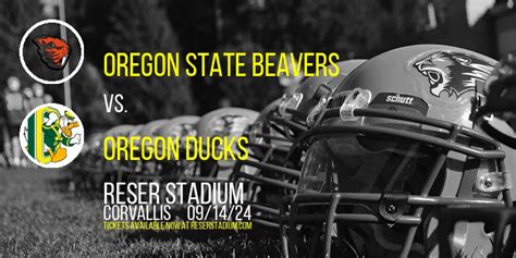 Oregon State Beavers vs. Oregon Ducks Tickets | 14th September | Reser ...