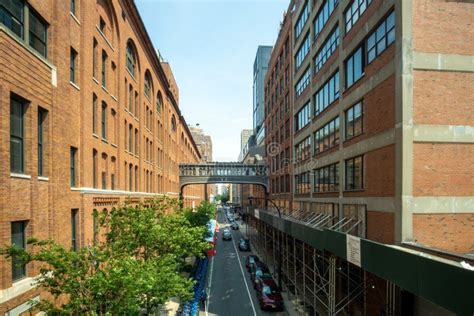 Landscape View Of East Th Street Of Chelsea Seen From The High Line