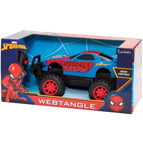 Carrinho Infantil Controle Remoto Homem Aranha Anos Ref