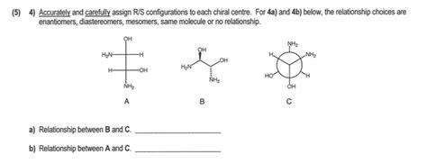 Solved 5 4 Accurately And Carefully Assign RIS Chegg