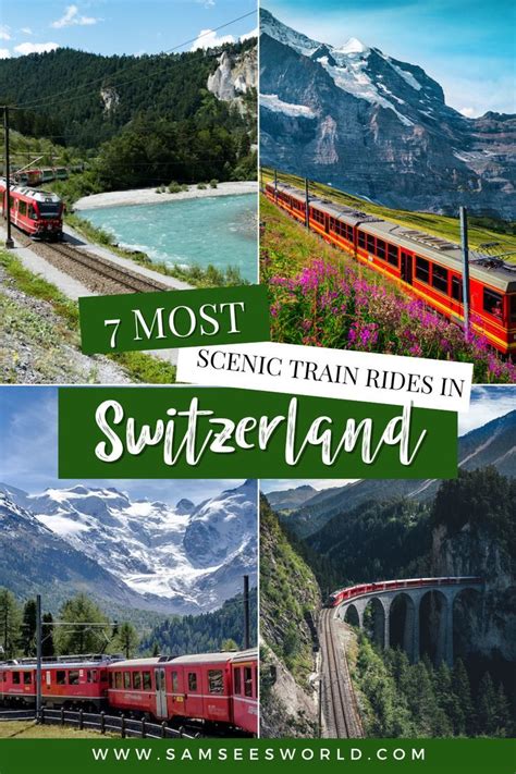 7 most scenic train rides in switzerland – Artofit