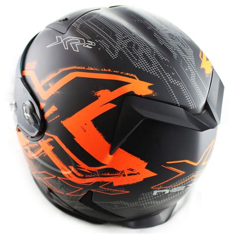 Capacete Nexx XR2 Acid Neon Laranja Tri Composto Nova Suzuki Motos